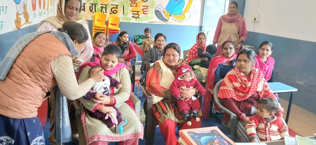 Annaprashan Ceremony organized under Nutrition Campaign in Balachaur Block and Saroya
